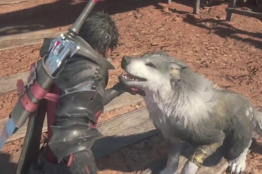 Productor de Final Fantasy XVI intenta acariciar a un perro, pero lo termina atacando