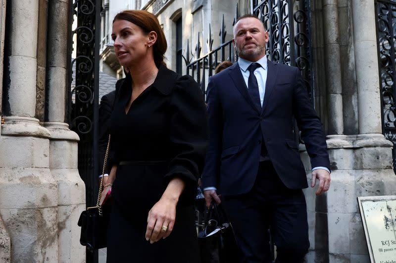 FILE PHOTO: Rebekah Vardy's libel claim trial against Coleen Rooney in London