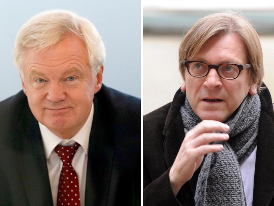 David Davis Guy Verhofstadt