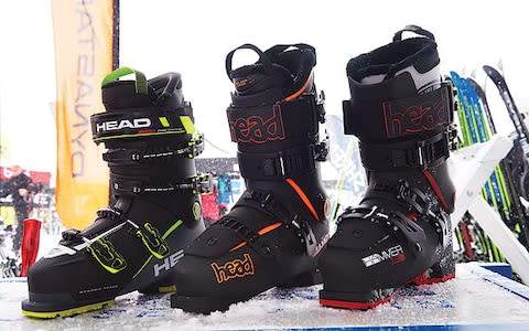 Three different models of Head ski boots - Credit: HEAD