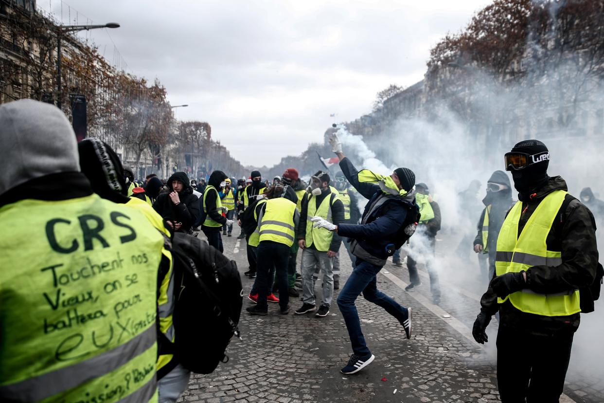 Gilets jaunes à Paris (Photo d'illustration) - Abdulmonam EASSA / AFP