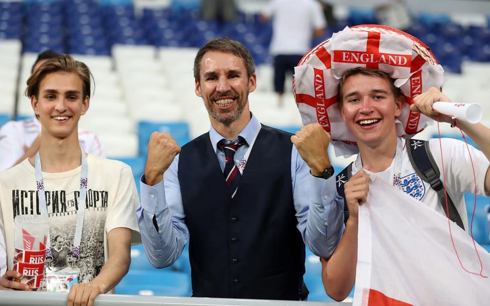 Dressed to impress: Gareth Southgate mark II gets in on the act