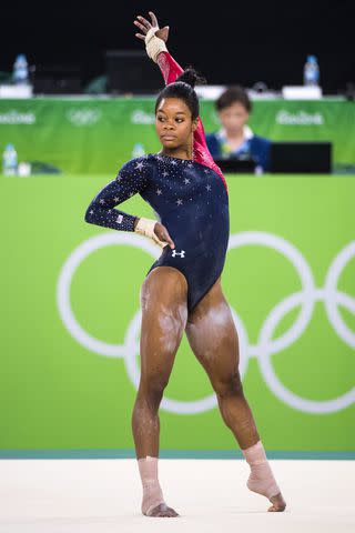 <p>Robert Beck /Sports Illustrated via Getty</p> Gabby Douglas