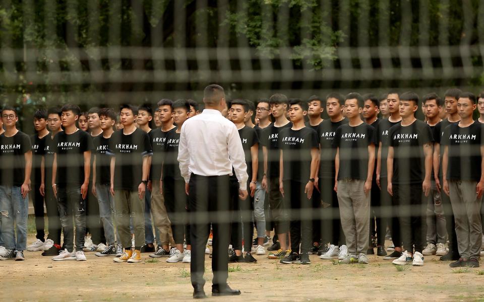 Young police cadets in China