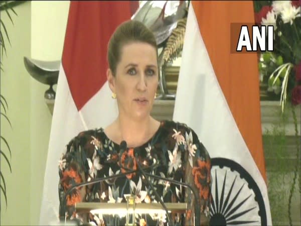 Danish Prime Minister Mette Frederiksen in New Delhi on Saturday