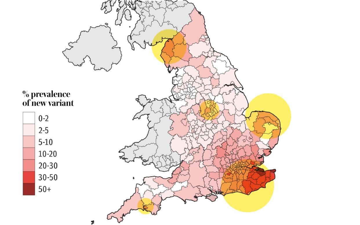 How the new Covid variant is spreading