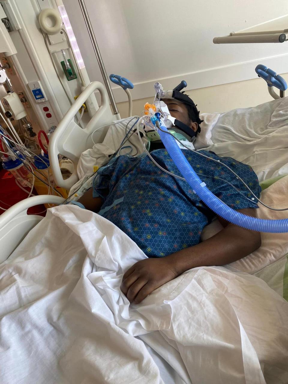 Damarion Allen, 15, was in the intensive care unit at Nationwide Children's Hospital for weeks after he was paralyzed from the chest down following a May 7 fight with another teen at the Franklin County Juvenile Intervention Center. After the fight, guards dragged Allen back to his cell by his arms.