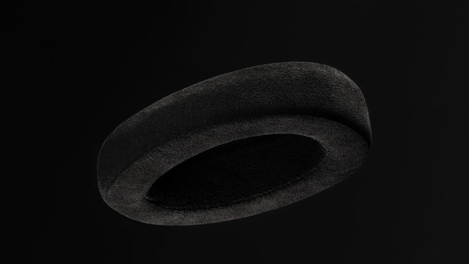 The Angled Alcantara earpad option for Meze Audio's Empyrean II headphones.