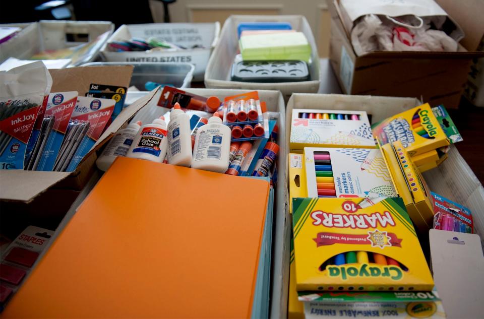 The Town of Palm Beach United Way hosted a school supply drive in July 2021 for local low-income elementary, middle and high school students.