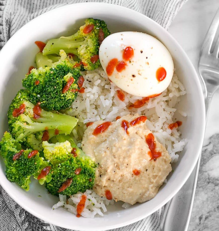 Hummus Breakfast Bowls from Budget Bytes