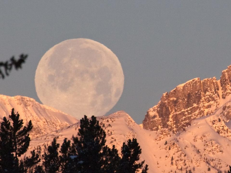 full moon snow moon december