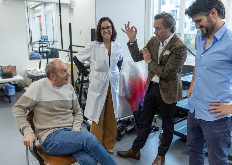 First patient with a neuroprosthetic to correct walking disorders caused by Parkinson's disease in Lausanne