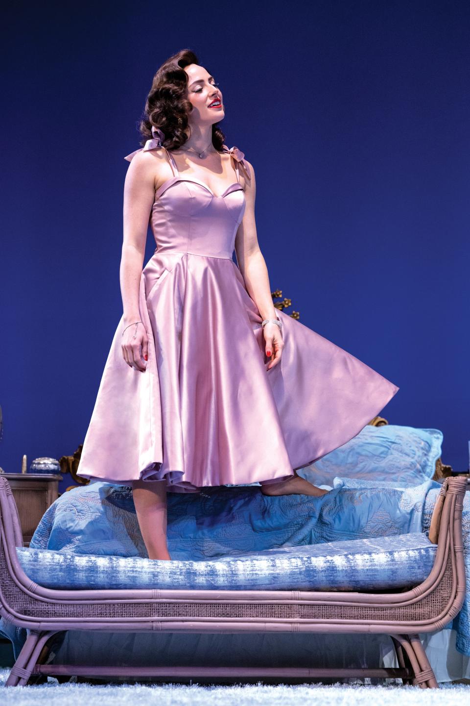 Alanna Smith starred as Maggie in "Cat on a Hot Tin Roof" at the historic Walnut Street Theatre in Philadelphia.