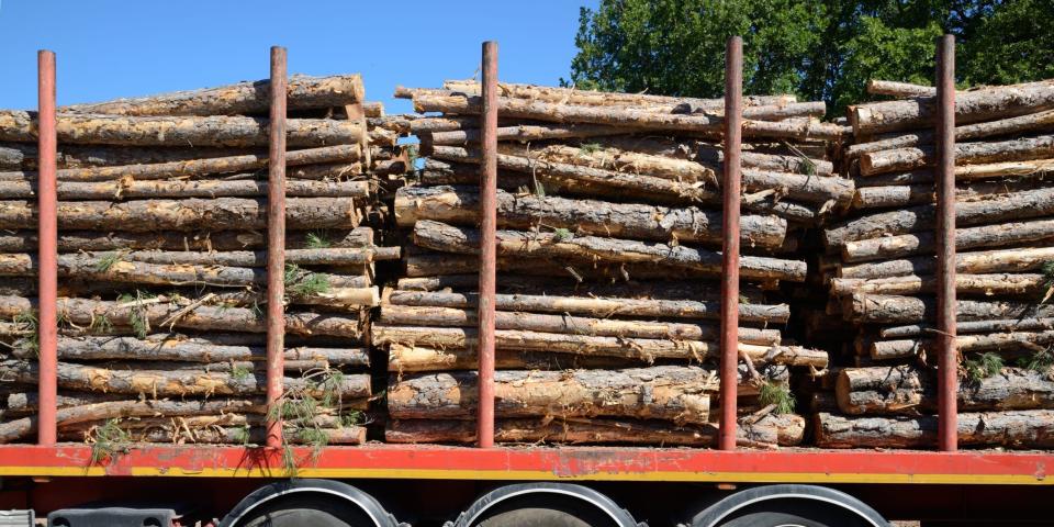 lumber wood cart