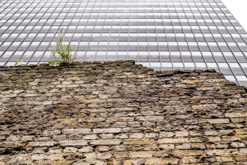 Segments of the ancient wall can be spotted throughout the City of London - Credit: Ashton East / Alamy Stock Photo