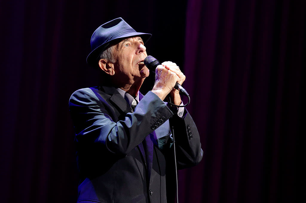 Leonard Cohen, Singer, Songwriter, Poet, Canada, performs on July 17, 2013, at O2 World, Berlin, Germany - Credit: ullstein bild via Getty Images