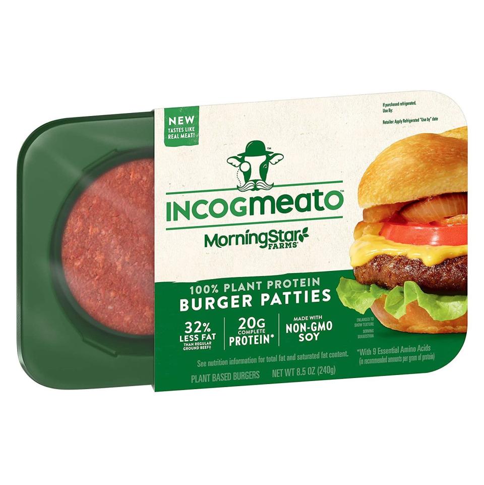 9) Incogmeato Plant-Based Burgers, 2-Count