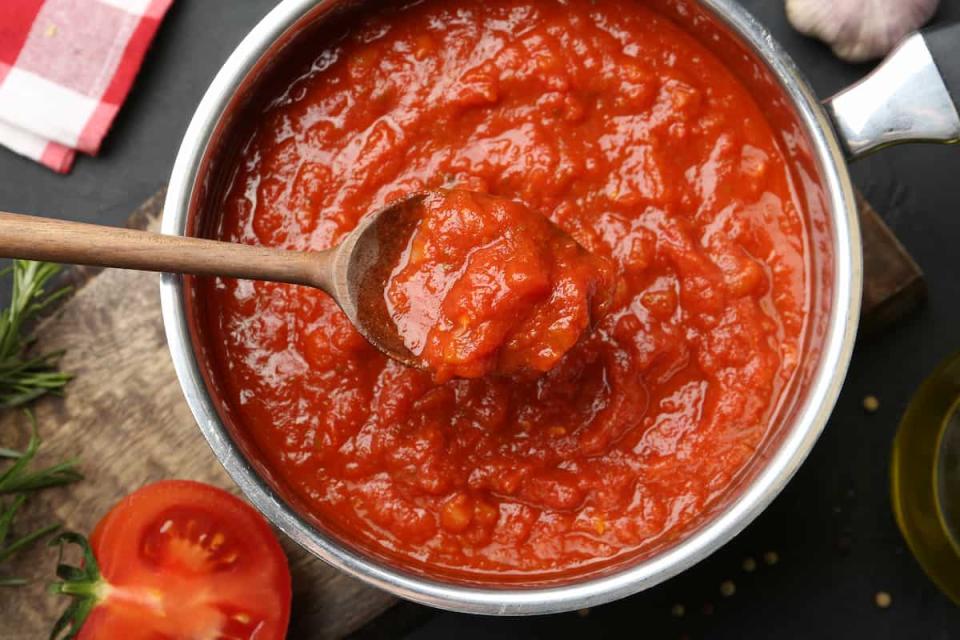 receta de salsa para pizza