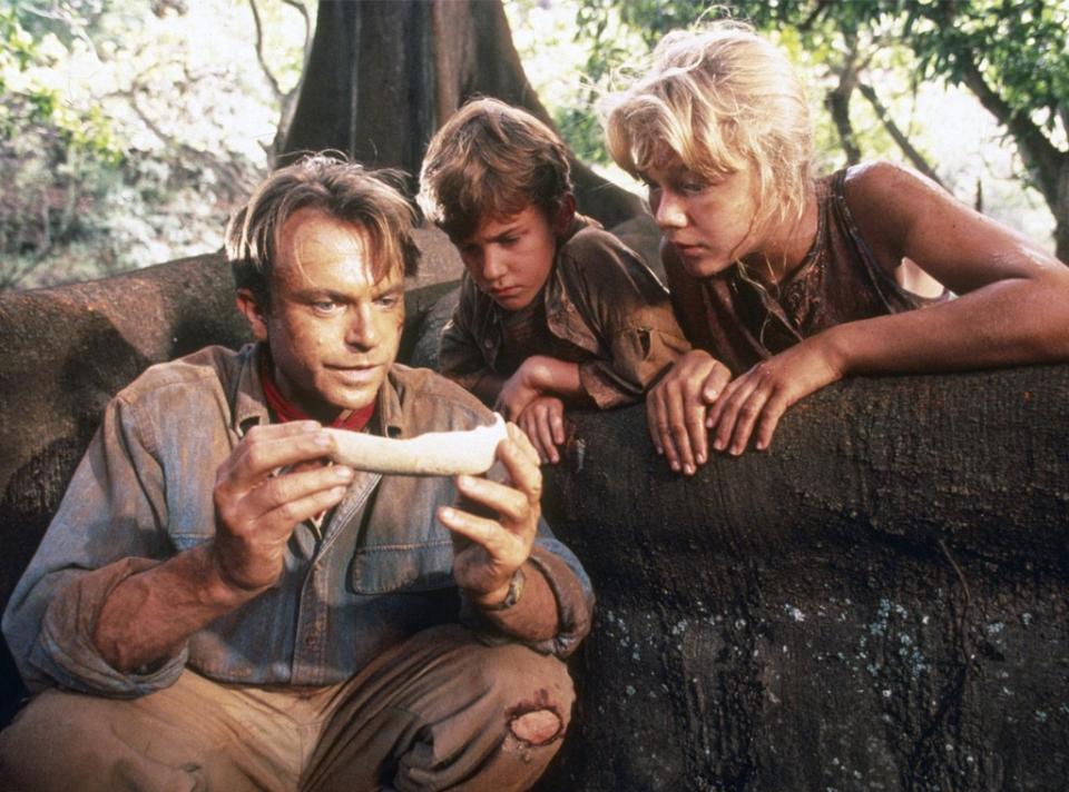 Jurassic Park, Sam Neill, Joseph Mazzello, Ariana Richards, 1993