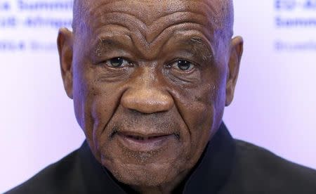 Lesotho's Prime Minister Thomas Thabane attends a European Union-Africa summit in Brussels April 2, 2014. REUTERS/Francois Lenoir