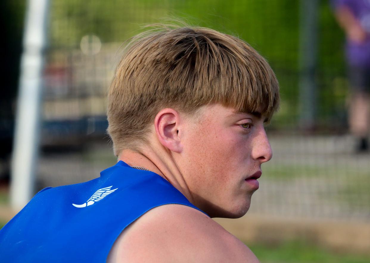 Despite an early season injury, Washburn Rural's Josh Sulzen-Watson is one of the best throwers in Class 6A this season.