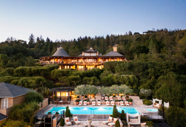 <p>Auberge du Soleil</p><p>The vineyards won’t be the only thing shining under the sun on your anniversary getaway to Napa Valley where the continuously flowing wine will be sure to set the mood. <a href="https://go.skimresources.com?id=113896X1572730&xs=1&url=https%3A%2F%2Fwww.tripadvisor.com%2FHotel_Review-g32997-d111930-Reviews-Auberge_du_Soleil-Rutherford_Napa_Valley_California.html&sref=https%3A%2F%2Fparade.com%2F1002608%2Fmarynliles%2Fbest-anniversary-getaways%2F" rel="noopener" target="_blank" data-ylk="slk:Auberge du Soleil;elm:context_link;itc:0;sec:content-canvas" class="link ">Auberge du Soleil</a> is Napa's most lauded property, nestled amidst 33 acres of heritage olive and oak trees with jaw-dropping views, a recently renovated Michelin Star Restaurant and swoon-worthy spa.</p>