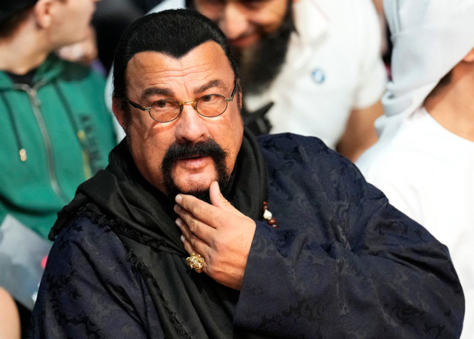 Closeup of Steven Seagal