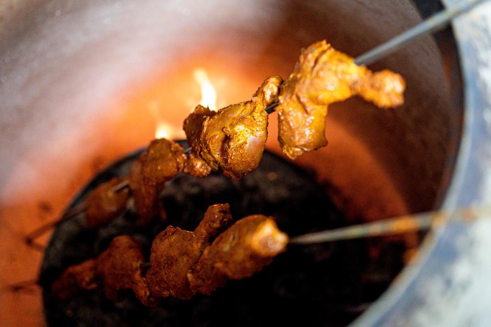 Tandoori chicken at Midnight Temple.