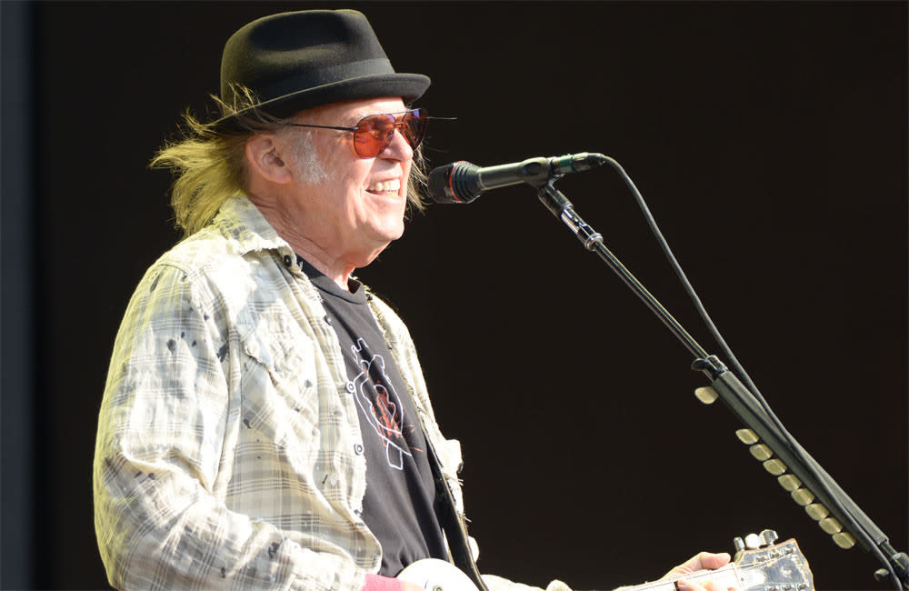 Neil Young is returning to the stage this April for the first time in more than 3 years credit:Bang Showbiz
