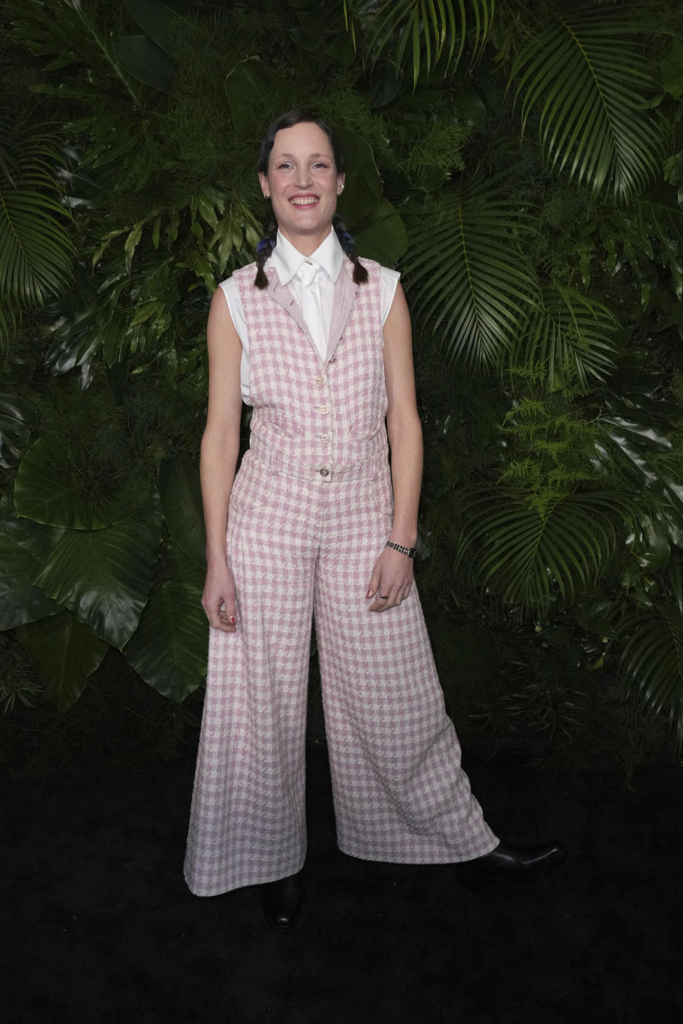 Vicky Krieps arrives at 14th annual Pre-Oscar Awards Dinner on Saturday, March 11, 2023, at the Beverly Hills Hotel in Beverly Hills, Calif. (Photo by Jordan Strauss/Invision/AP)