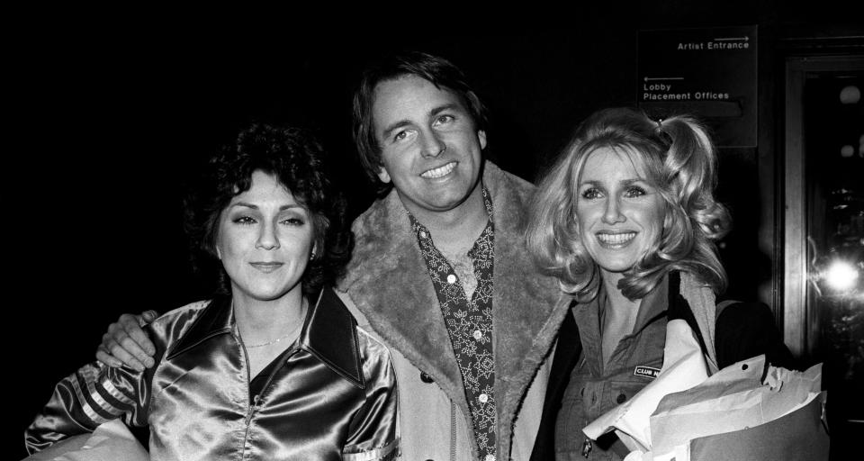 <span><span>Joyce Dewitt, John Ritter and Suzanne Somers, 1978</span><span>Tom Wargacki / Contributor</span></span>