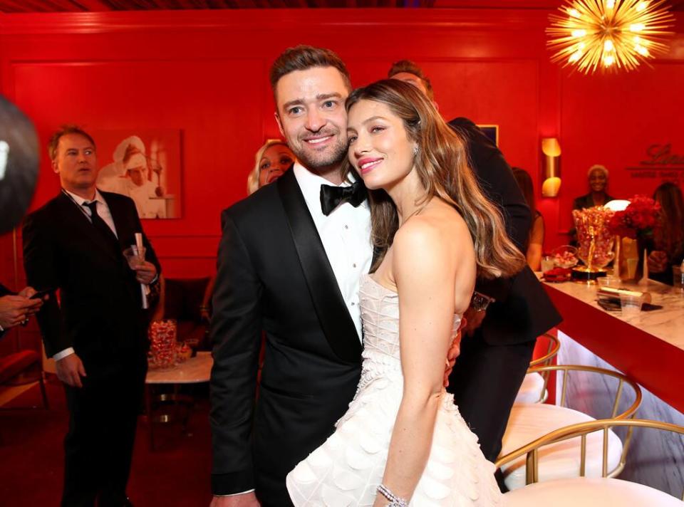 Justin Timberlake, Jessica Biel, 2018 Emmys 