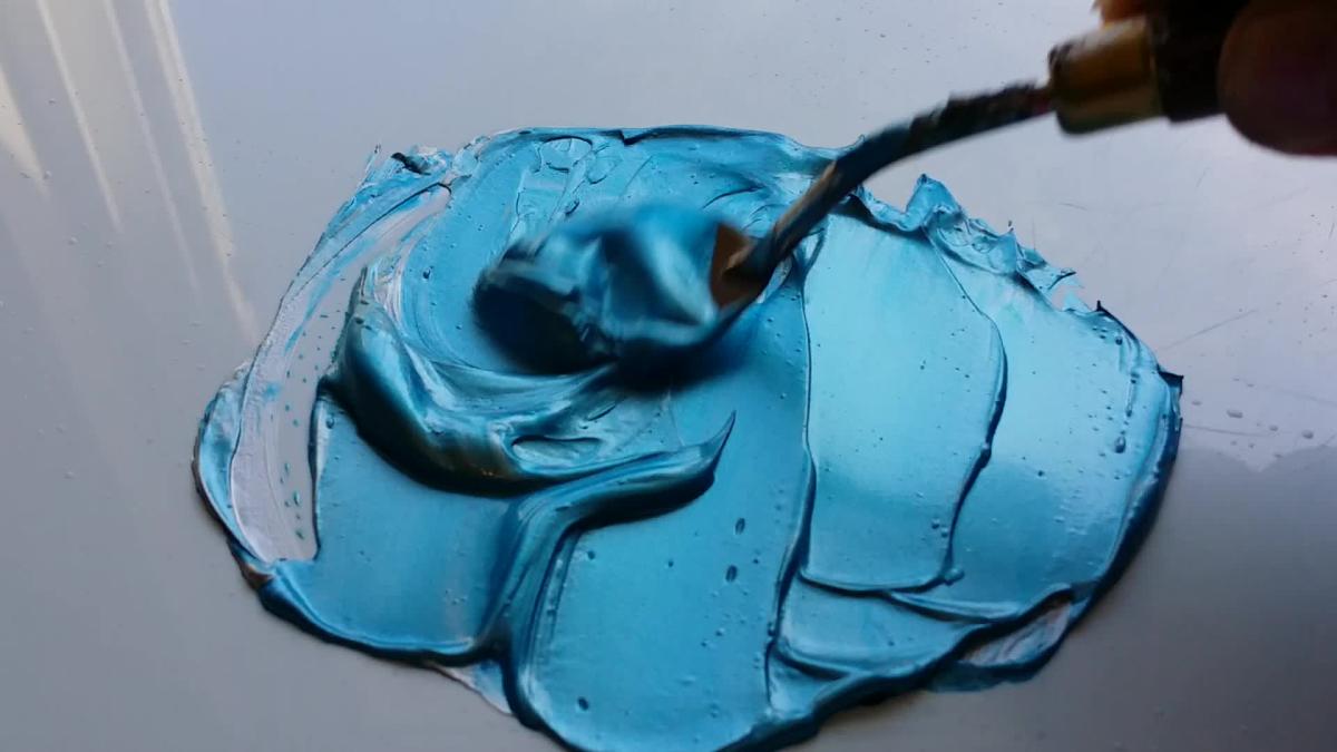 Baby Blue Acrylic Paint