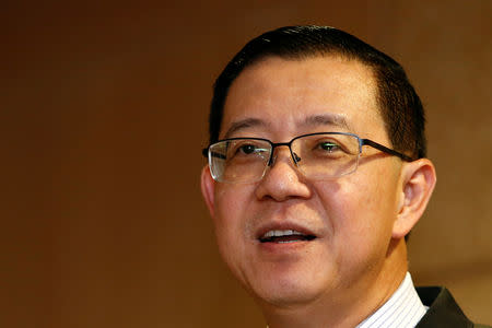 Malaysia's Finance Minister Lim Guan Eng speaks during a news conference in Putrajaya, Malaysia May 24, 2018. REUTERS/Lai Seng Sin/File Photo