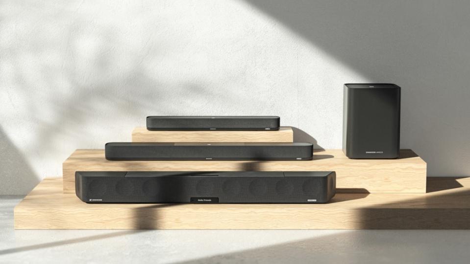 Ambeo Soundbar Mini, Ambeo Soundbar Plus, Ambeo Soundbar Max and Ambeo Sub