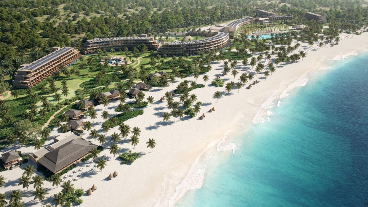 Artists rendering of the 502-room Zemi Miches All Inclusive Resort on Esmeralda-Beach.