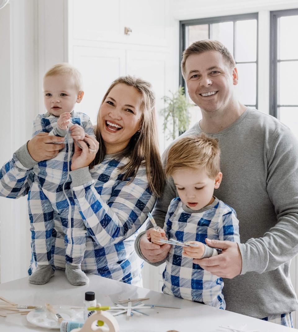 Burt's Bees "Frozen Plaid" Family Holiday Pajamas