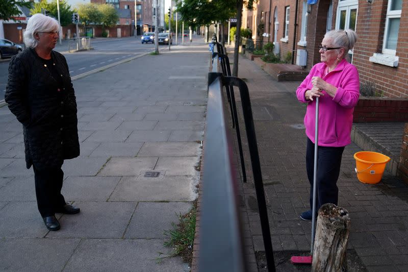 FILE PHOTO: Outbreak of the coronavirus disease (COVID-19) in Dublin