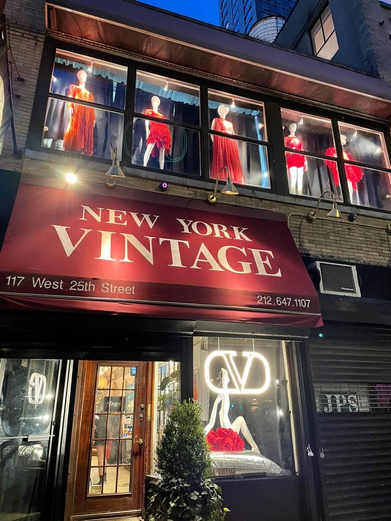 Valentino’s takeover of New York Vintage.