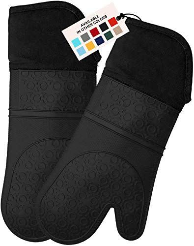 OXO Black Silicone Oven Mitt + Reviews