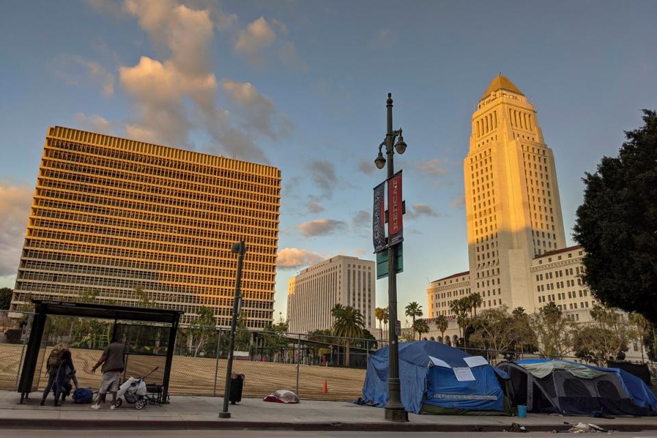 Housing, public safety, and homelessness are major issues in the LA mayor’s race (Copyright 2020 The Associated Press. All rights reserved.)