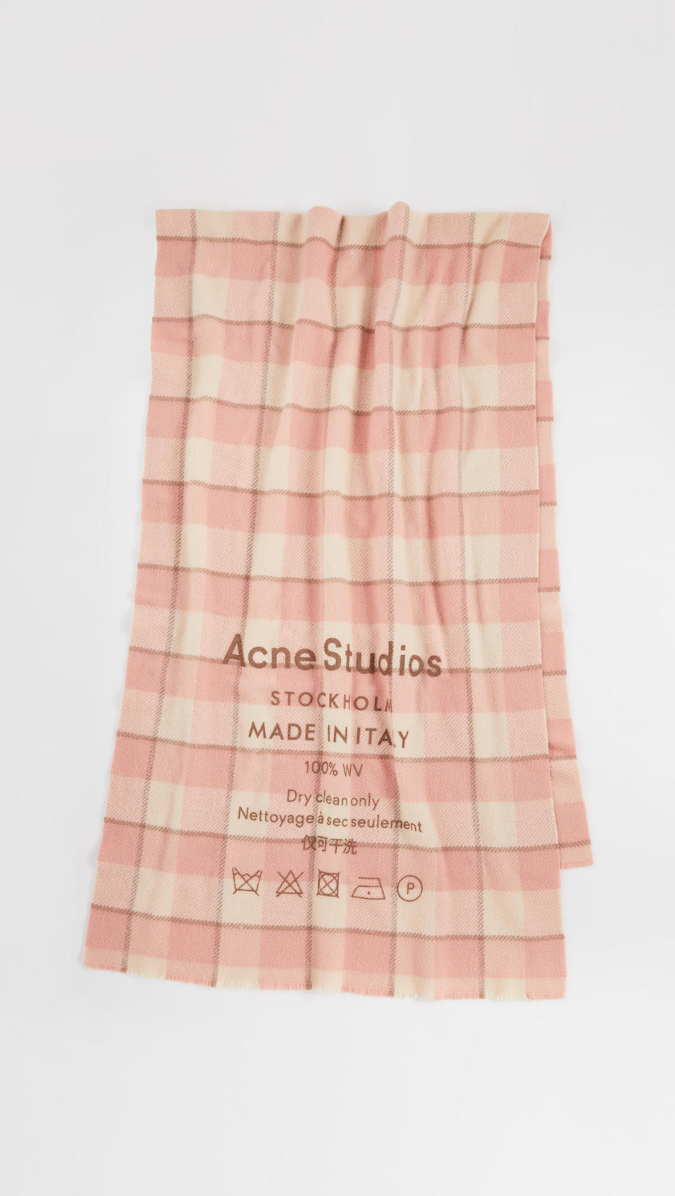 Acne Studios Cassiar Check Scarf