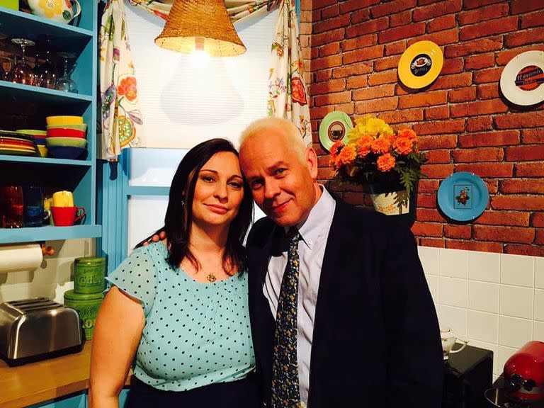 James Michael Tyler en 2015, en el primer Friendsfest en Londres junto a su actual esposa Jennifer (Instagram: @ slate_michael/)