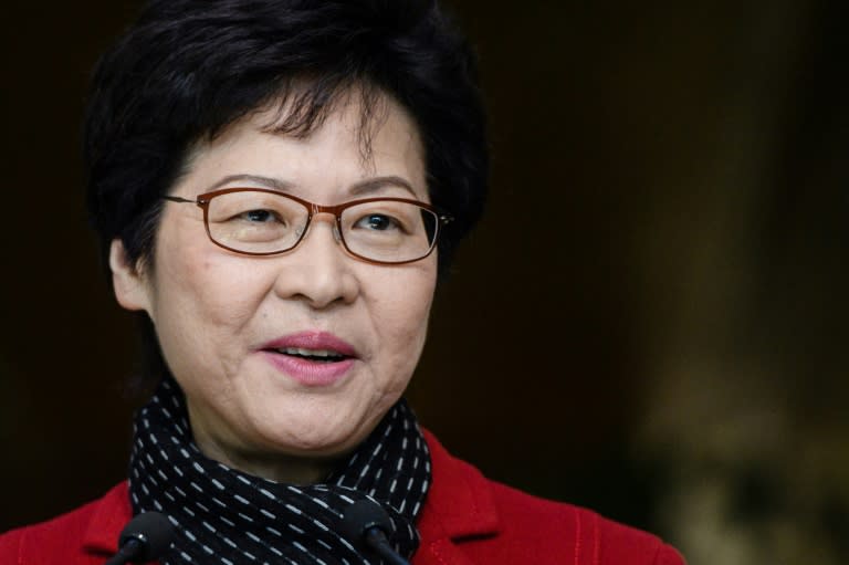Carrie Lam was selected as Hong Kong's chief executive by a committee dominated by pro-China voters