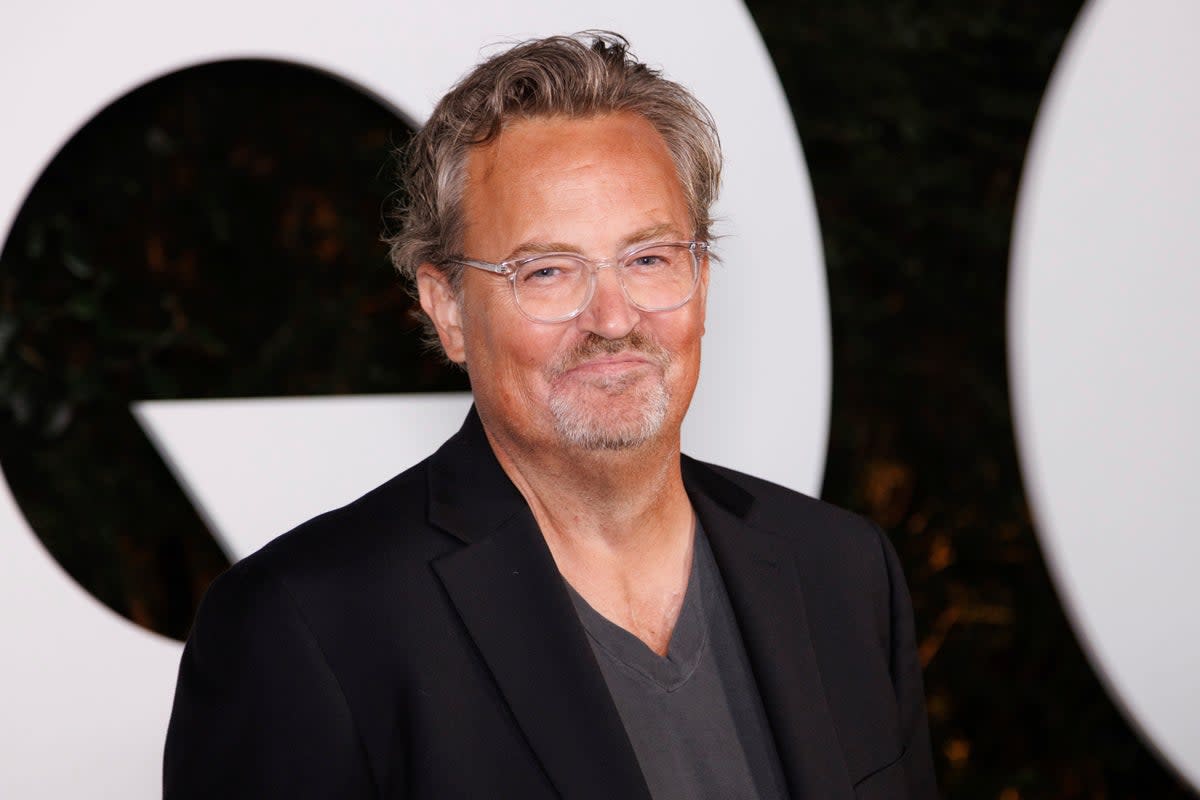 Matthew Perry arrives at the GQ Men of the Year Party on 17 November 2022 (2022 Invision)