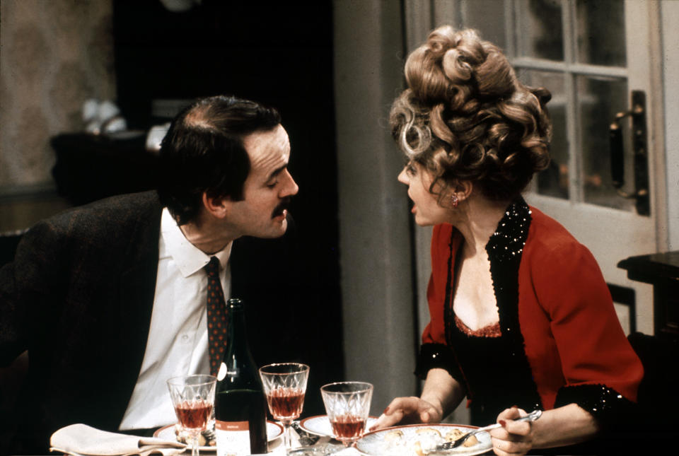 John Cleese and Prunella Scales in Fawlty Towers