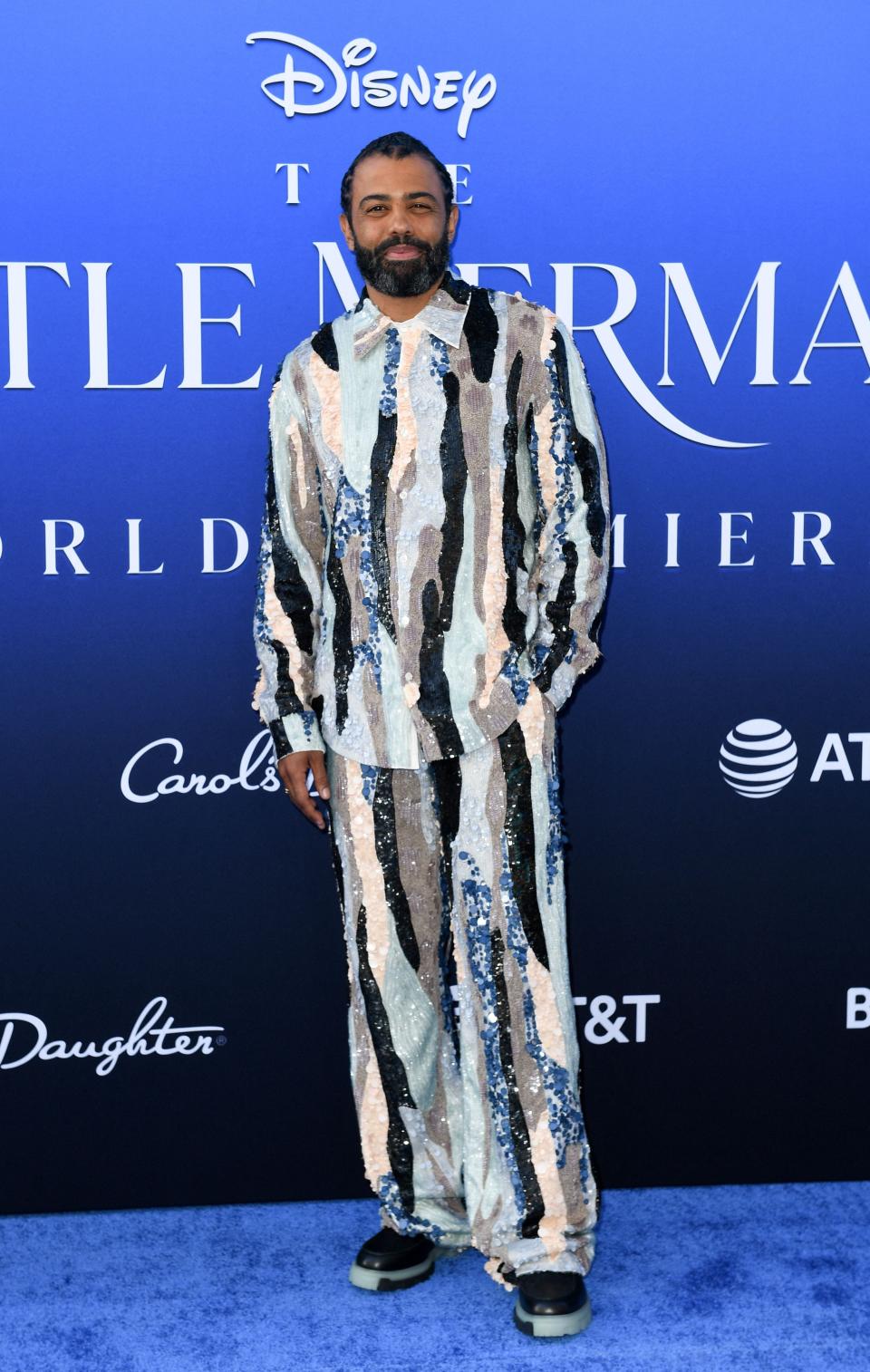 Daveed Diggs arrives for the world premiere of Disney's "The Little Mermaid" at the Dolby Theatre in Hollywood, California, on May 8, 2023.