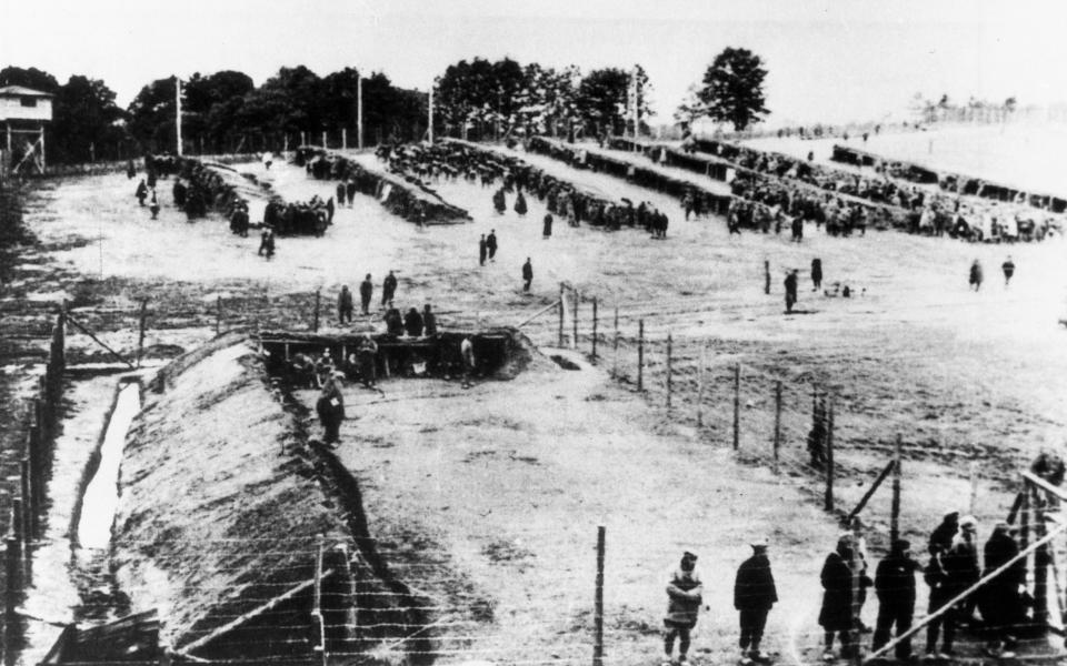 A so-called special zone in erbke, hannover military district, in autumn of 1941 nazis selected from there soviet pows for annihilation in the neuengamme concentration camp. (Photo by: Sovfoto/Universal Images Group via Getty Images) - Sovfoto/Universal Images Group Editorial