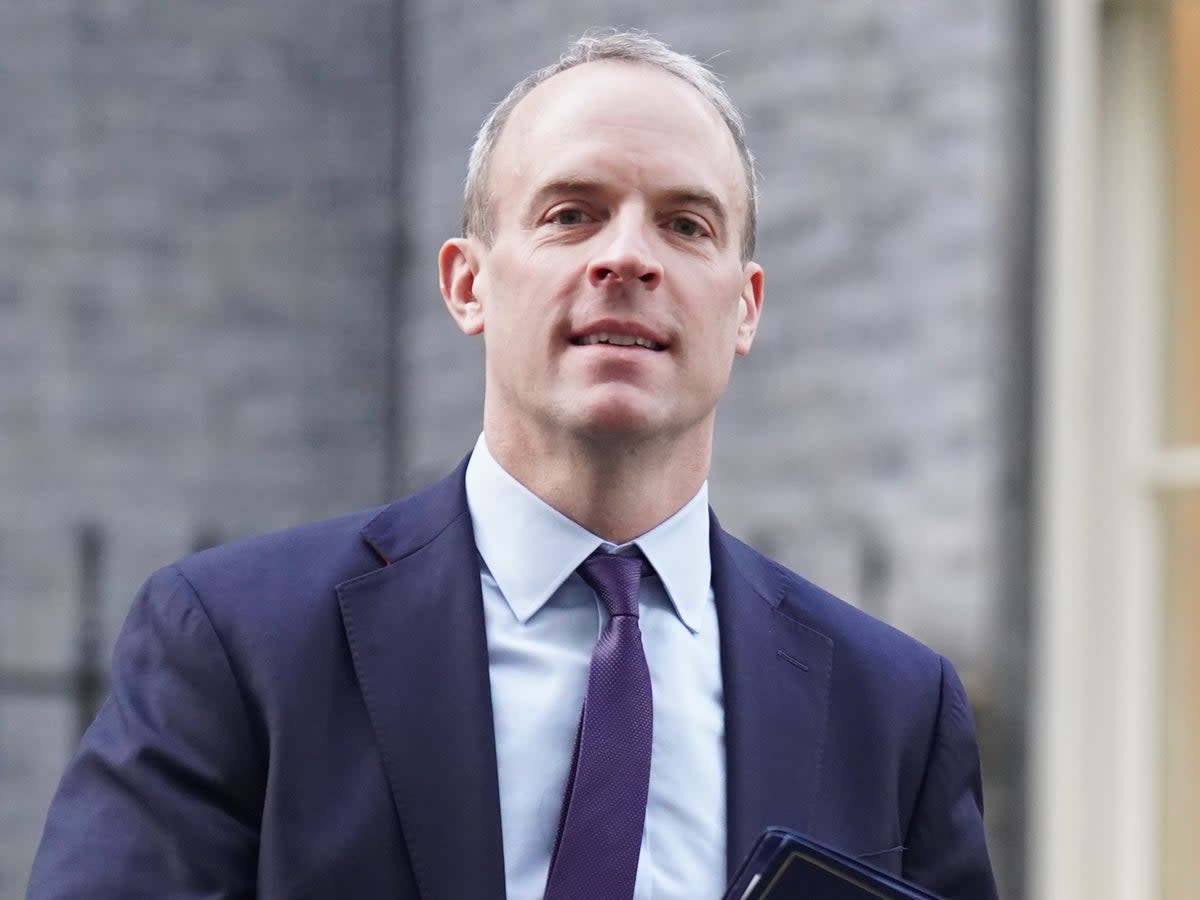 Deputy prime minister and justice secretary Dominic Raab (PA)