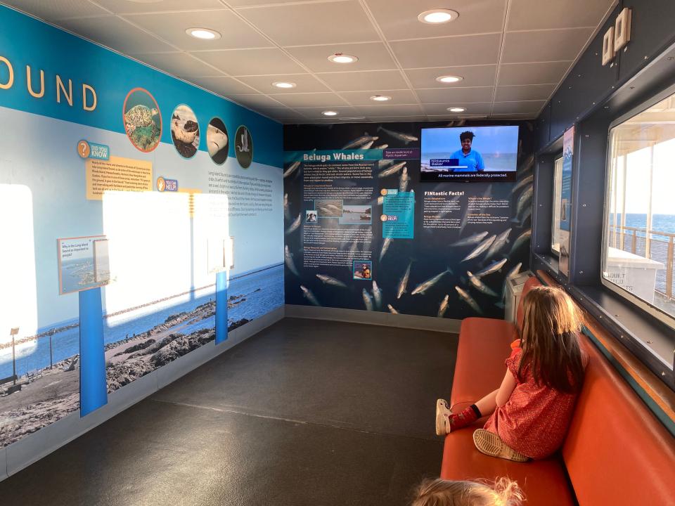 kids learning room on a ferry